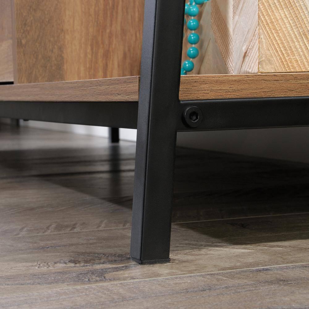 North Avenue 3 Drawer Horizontal Chest Sindoori Mango - Sauder: Modern Storage for Adult Bedroom, Metal Frame