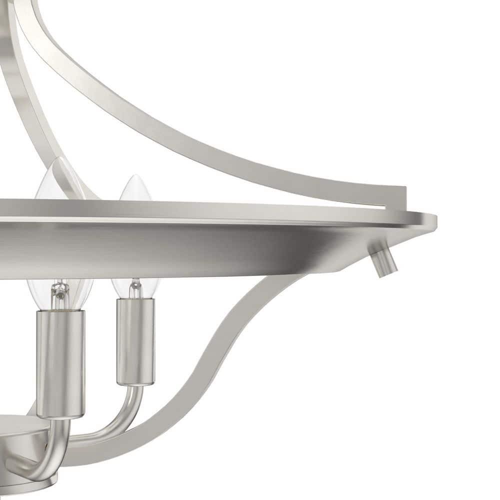 Hunter Fan Perch Point 4 Light Semi Flush Mount
