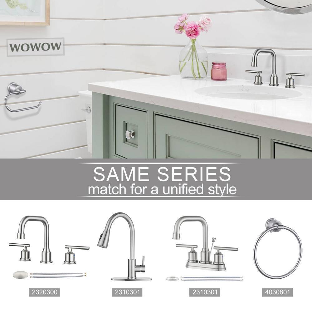 PIH Toilet Paper Holder Brushed Nickel