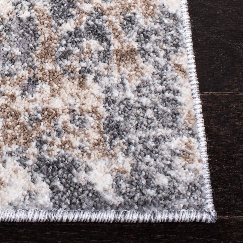 Aston ASN710 Power Loomed Accent Rug - Light Grey/Grey - 3'x5' - Safavieh.