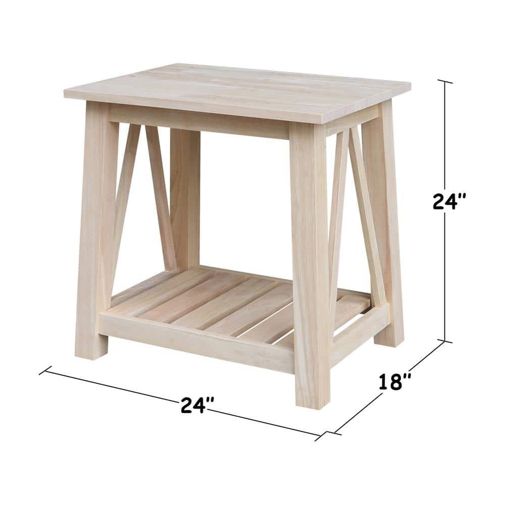 International Concepts Surrey End Table