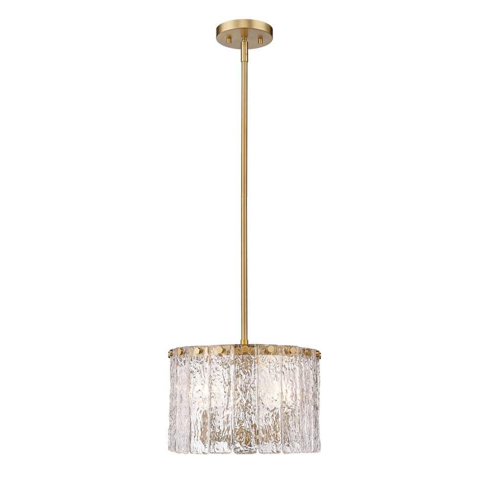 Z-Lite Glacier 3 - Light Pendant in  Modern Gold