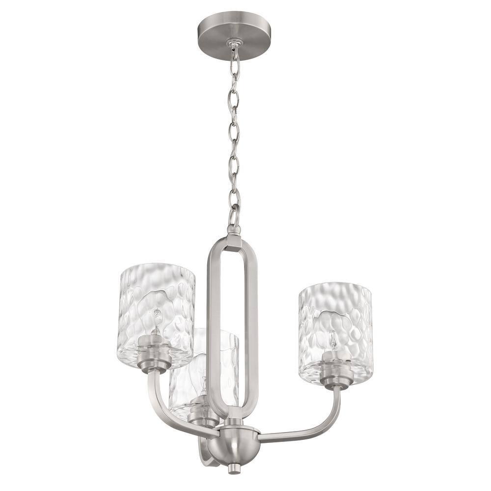 Craftmade Lighting 3 - Light Chandelier in  Brushed Polished Nickel