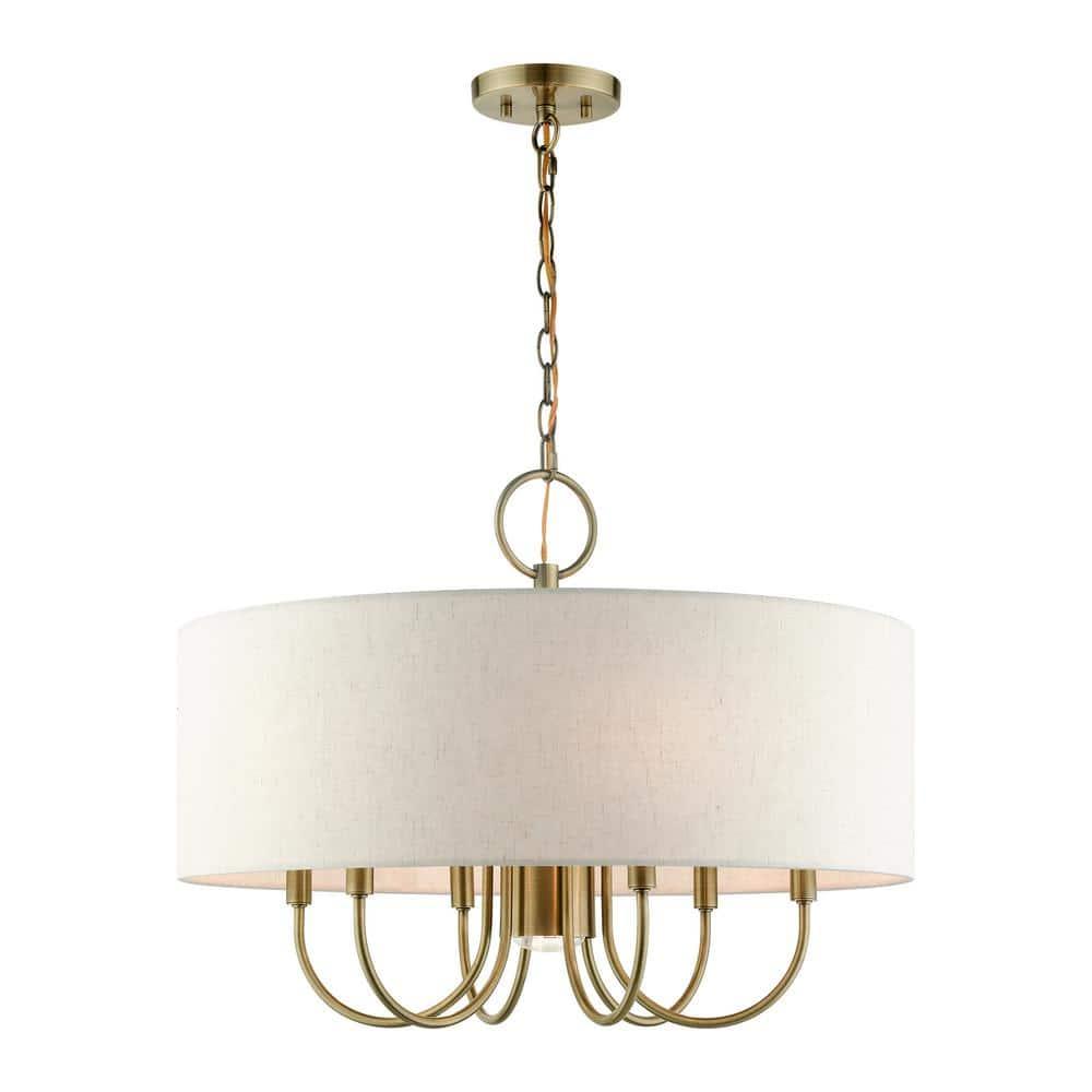 Dovecove Winscombe Shaded Drum Chandelier