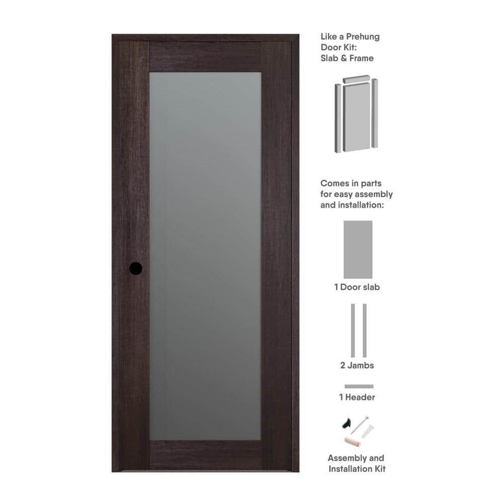 Belldinni Avon 79.37'' Solid + Manufactured Wood Paneled Prehung Door