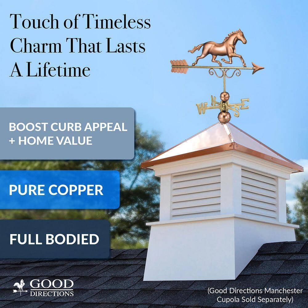 Galloping Horse Copper Weathervane