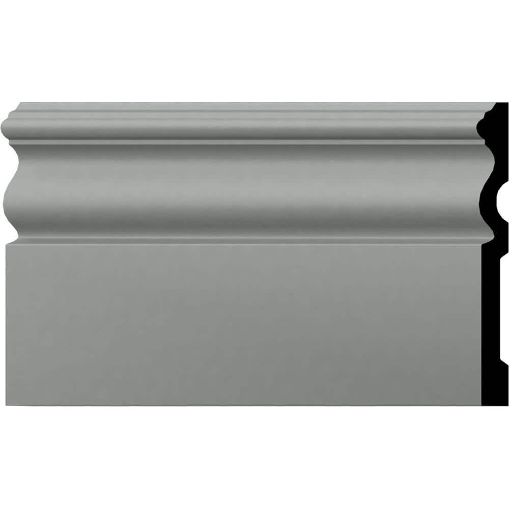 Ekena Millwork 5 7/8"H x 5/8"P x 94 1/2"L Bradford Baseboard Moulding