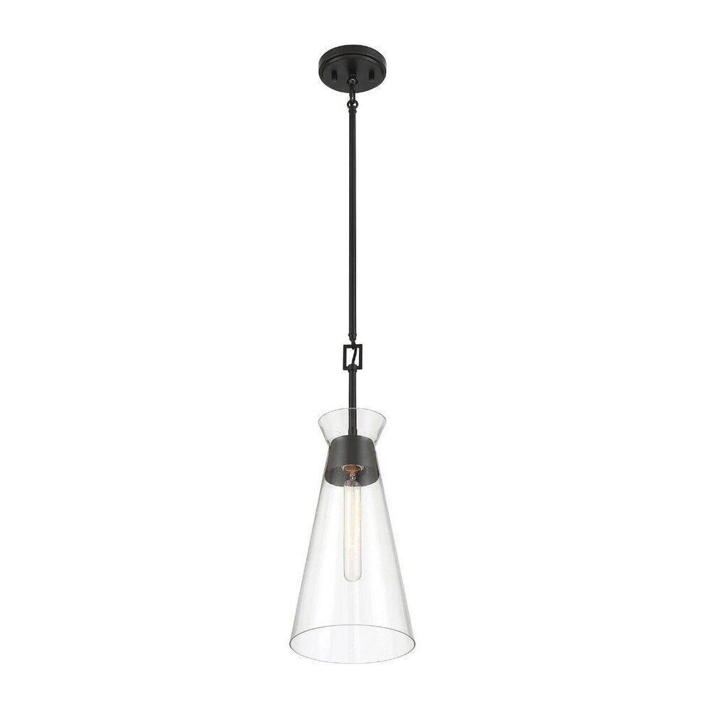 Savoy House Lakewood 1 - Light Pendant ,  Matte Black