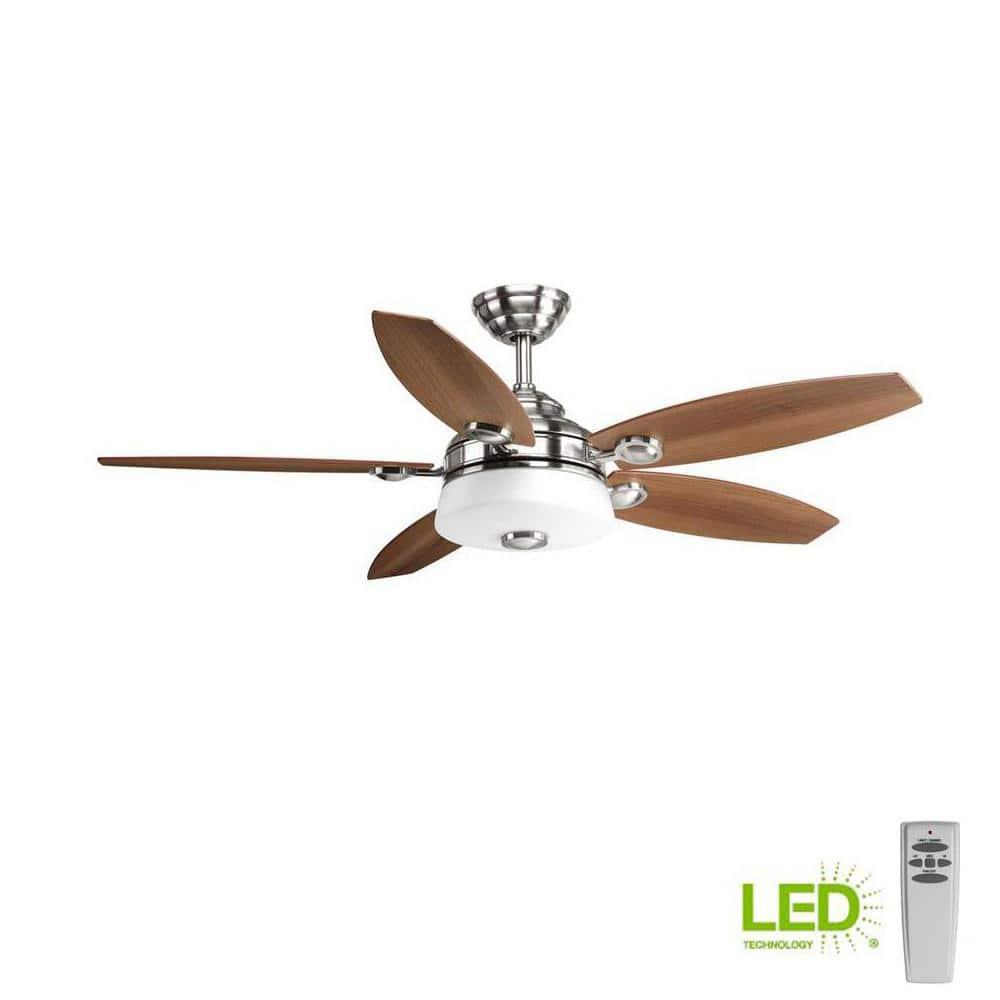 Graceful Collection 54" 5 Blade Fan w/ LED Light