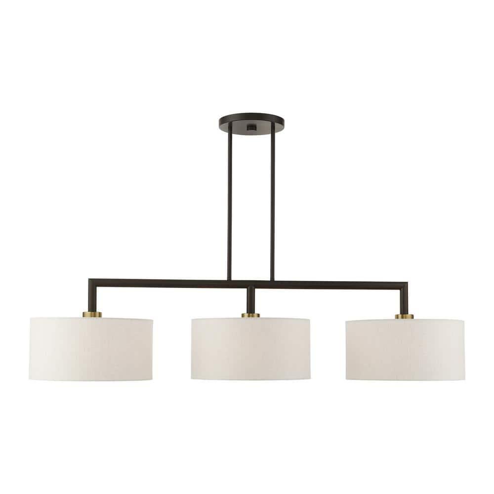 Livex Lighting Meridian 3 - Light Chandelier in  English Bronze