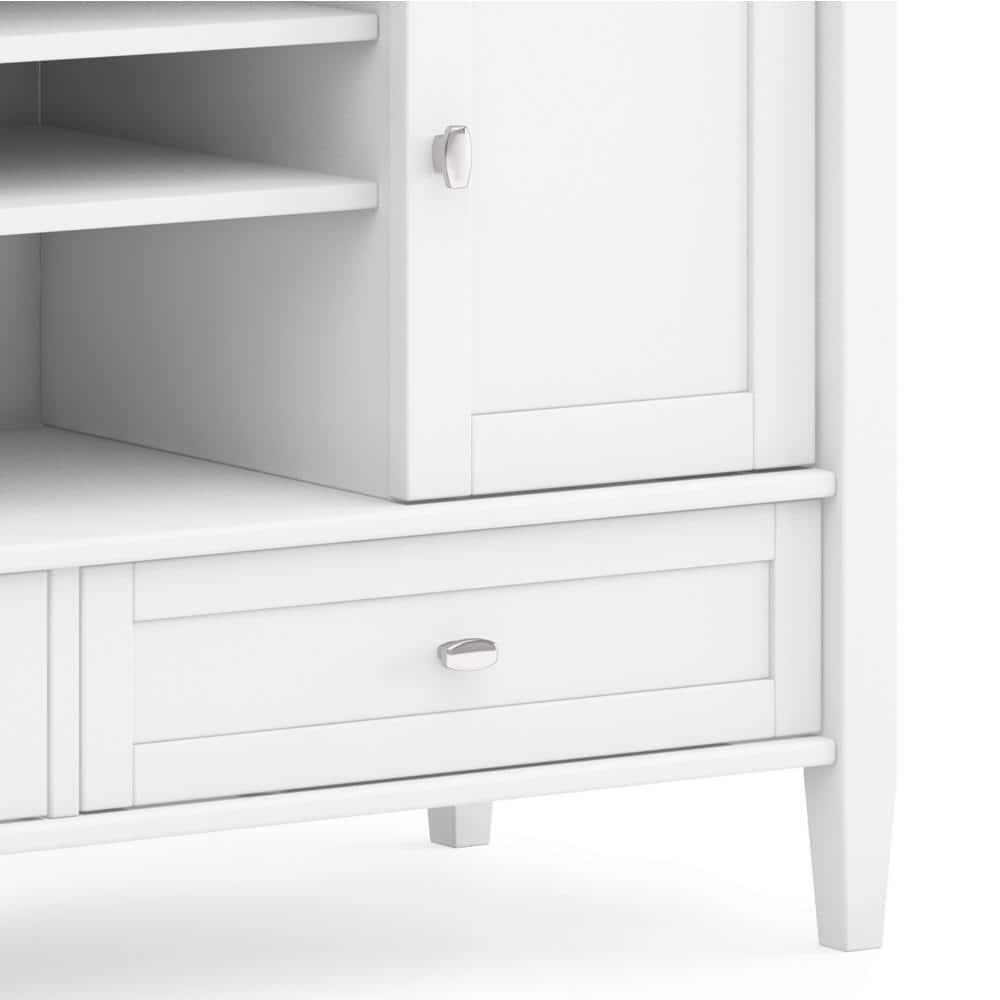 Simpli Home Warm Shaker SOLID WOOD TV Media Stand iFor TVs up to 50 inches