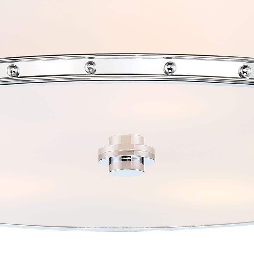 Minka Lavery Minka Lavery With Etched Opal Led Flush Mount Light