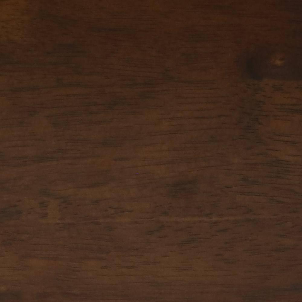 Sunnydaze Indoor 5-Foot Solid Rubberwood Rectangular Dining Table - Dark Walnut