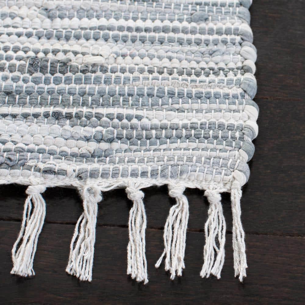 Montauk MTK753 Hand Woven Indoor Area Rug - Silver - 8'9"x11'9" - Safavieh.