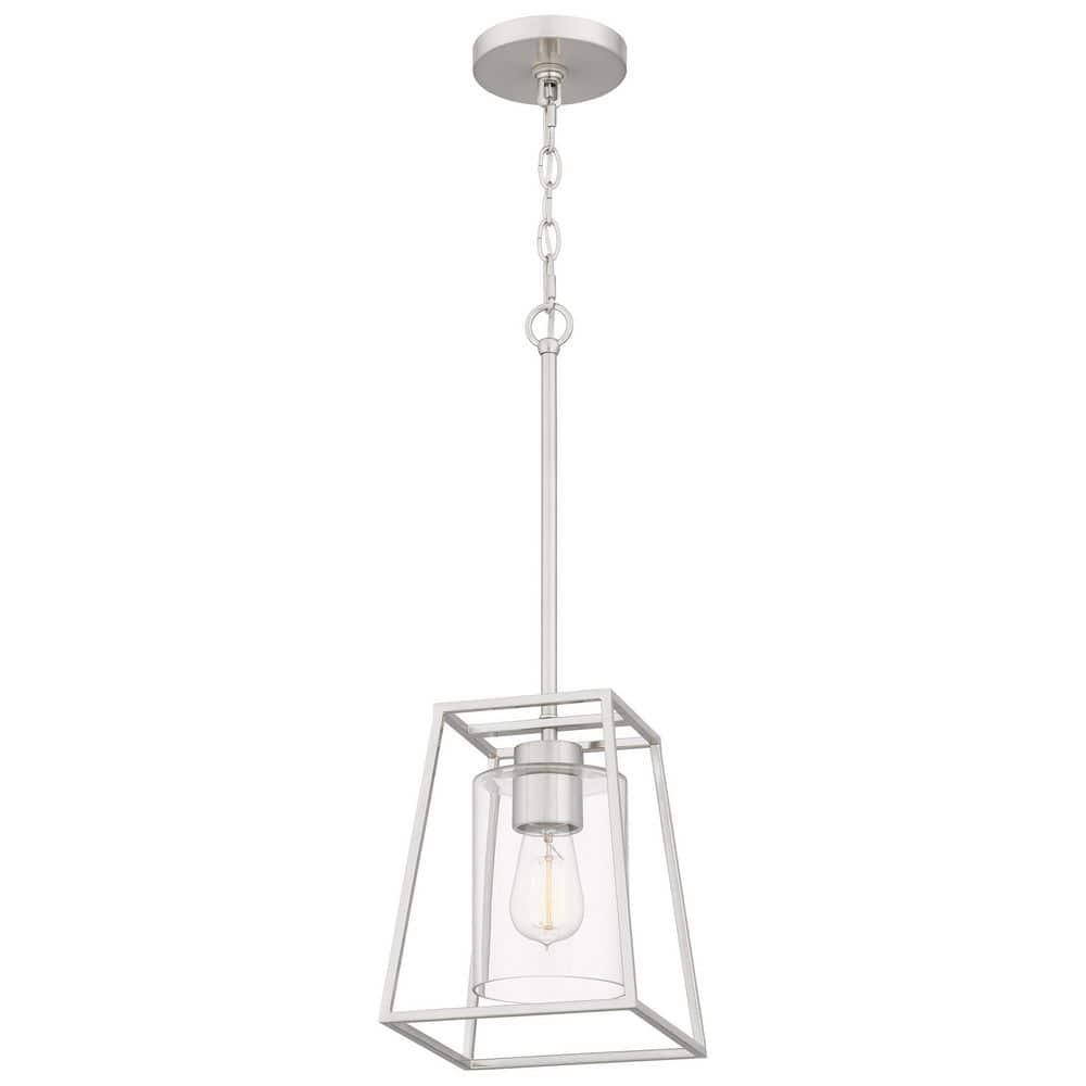 Quoizel Lighting Prescott 1 - Light Pendant in  Brushed Nickel