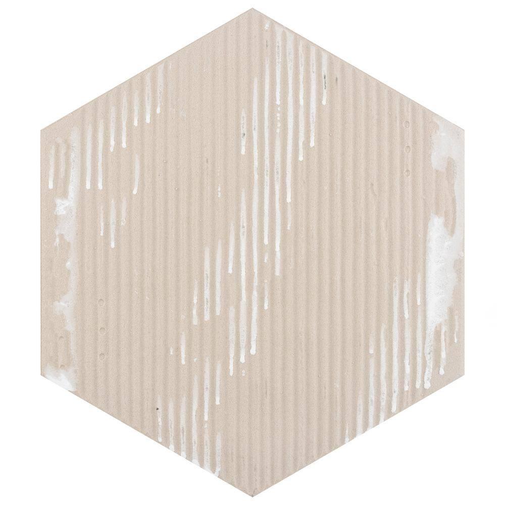 Hexatile 7"x 8" Porcelain Moroccan Wall & Floor Tile
