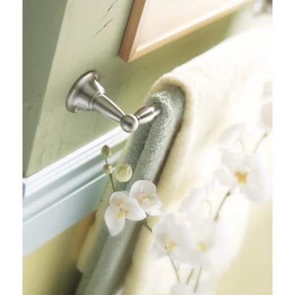Moen Sage Brushed Nickel Towel Bar 24 in. L Brass
