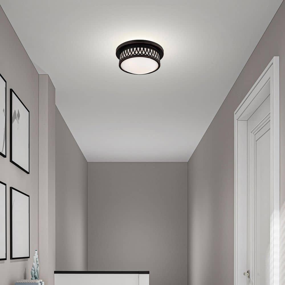 Livex Lighting Westfield 2 - Light Flush Mount in Olde Bronze
