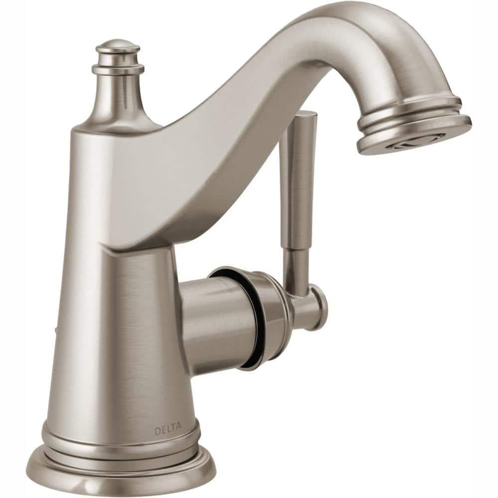 Mylan Single Hole Bathroom Faucet with Drain Assembly, Single Handle Bathroom Sink Faucet