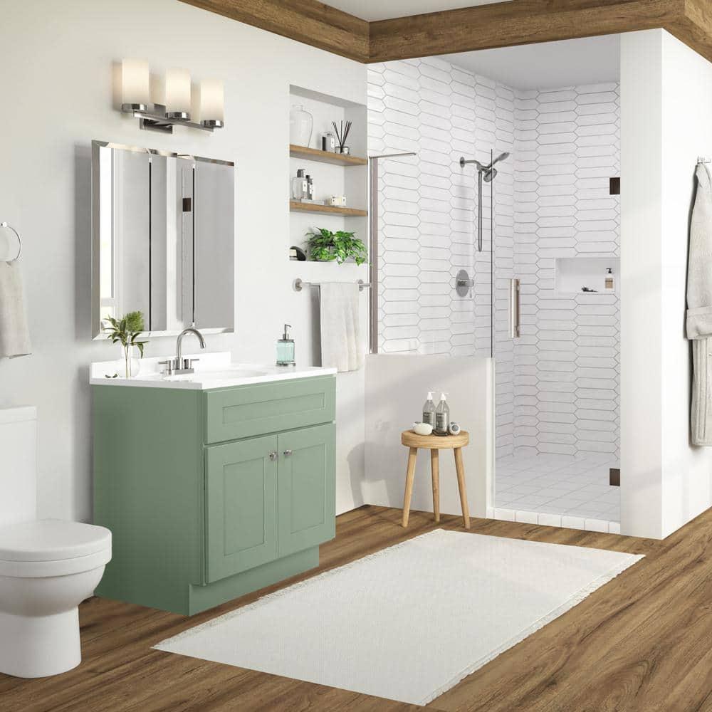 Design House Brookings 30 Inch Bath Vanity, Ready to Assemble, Sherwin Williams®