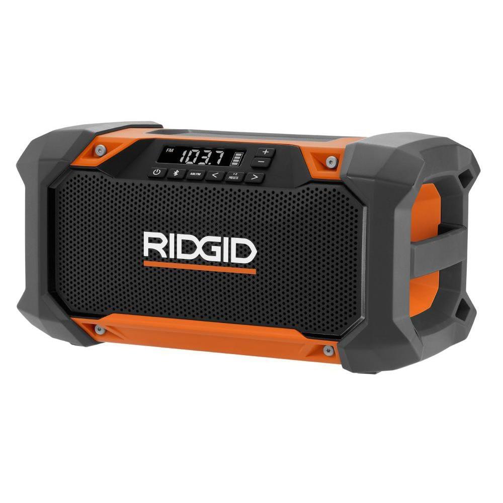 RIDGID 18V Hybrid Jobsite Radio with Bluetooth Technology (Tool Only)