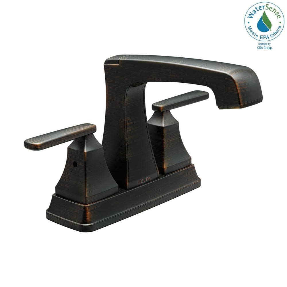 Ashlyn Centerset Bathroom Faucet with Drain Assembly, 2-handle Bathroom Sink Faucet
