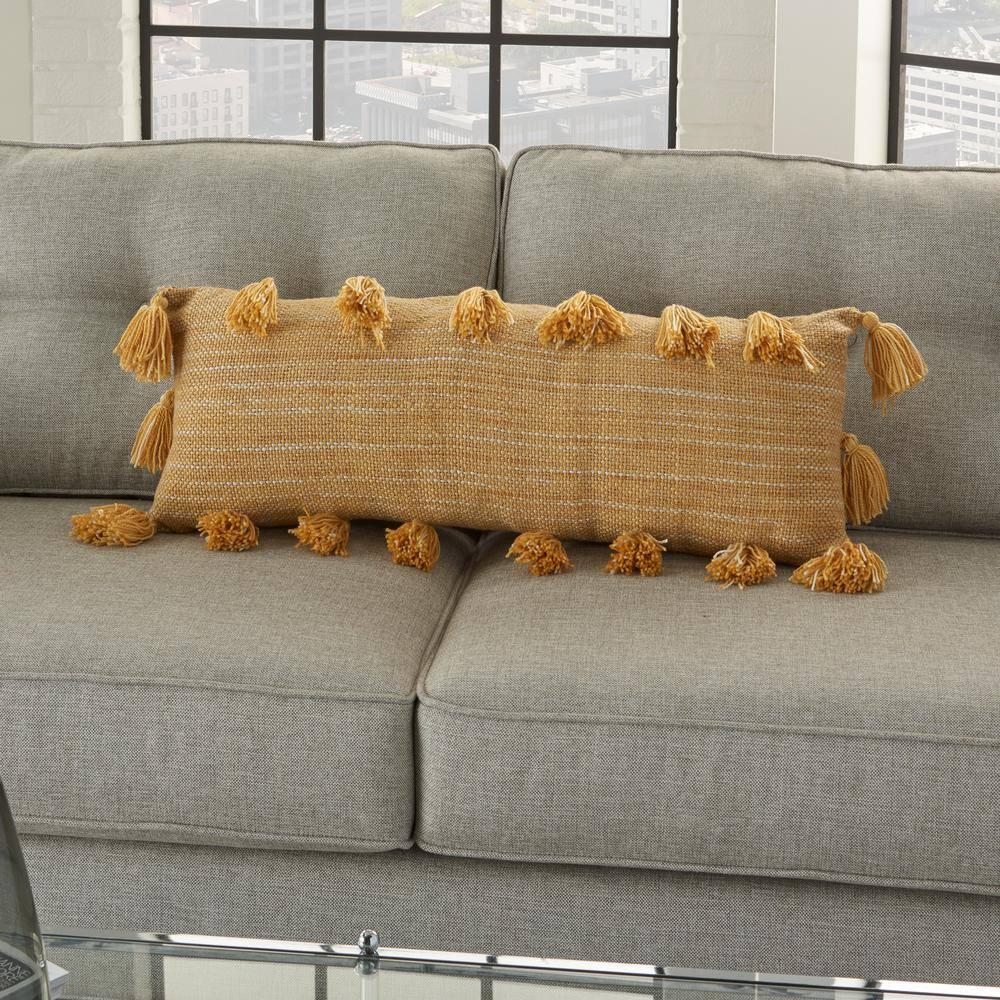 Life Styles Woven with Tassels Throw Pillow - Mina Victory