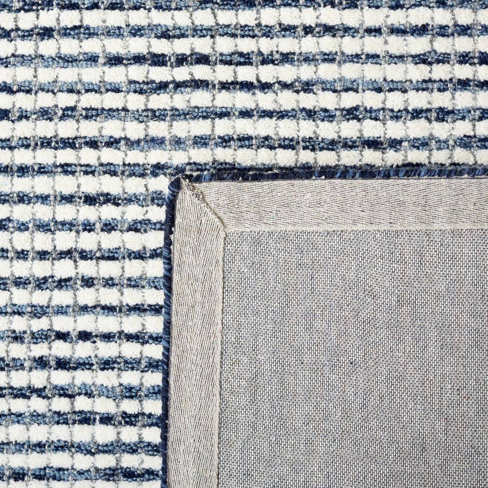 Abstract ABT853 Handmade Indoor Runner - Blue/Ivory - 2'-3"x8' - Safavieh