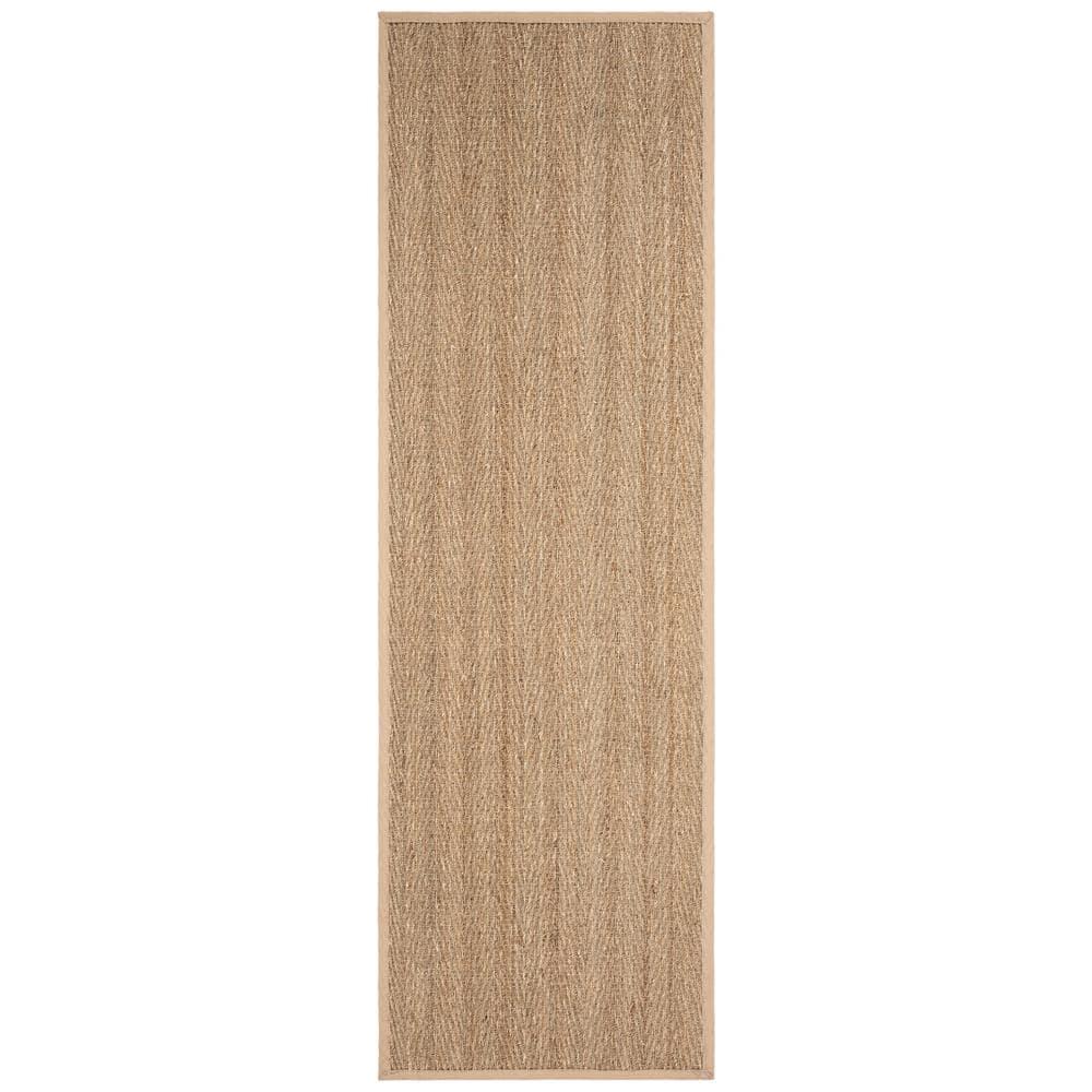Natural Fiber NF115 Power Loomed Indoor Runner Rug - Natural/Beige - 2'6"x8' - Safavieh.