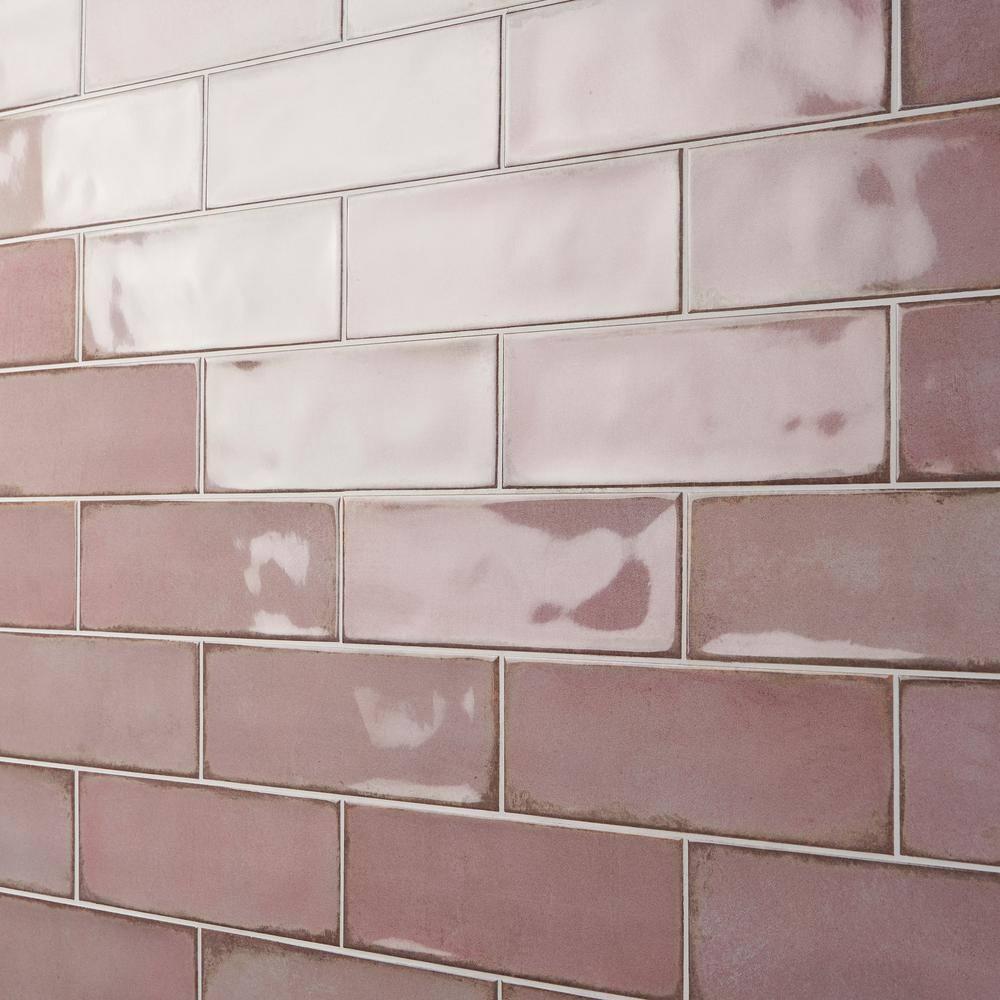 Santa Fe 4" x 12" Ceramic Fabric Look Subway Tile