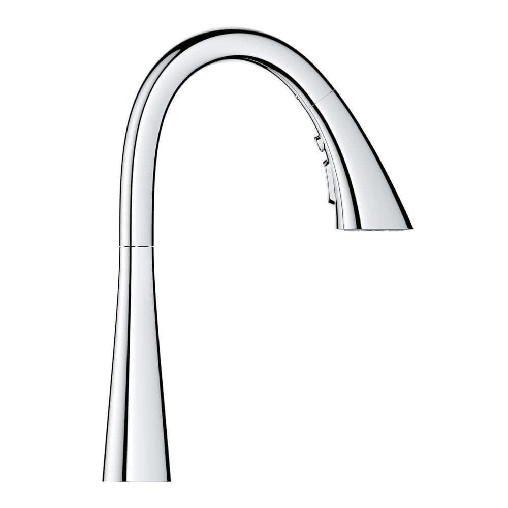 ZEDRA Single-Handle Pull Down Triple Spray Bar Faucet 1.75 GPM