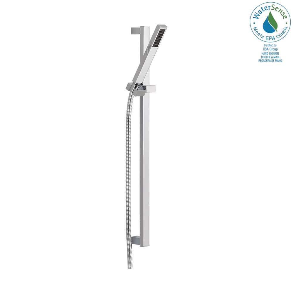 Vero Single Spray Hand Shower with Slide Bar, Handheld Shower Head, Slide Bar Hand Shower 1.75 GPM