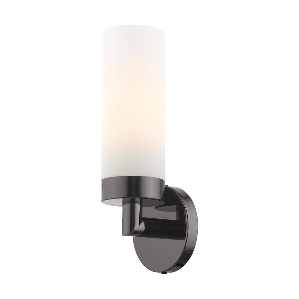 Livex Lighting Aero 1 - Light Sconce in  Black Chrome