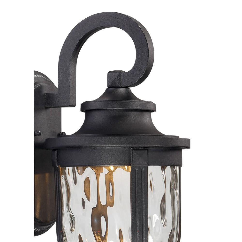 Minka Lavery Merrimack 16 1/4" High Black LED Outdoor Wall Light