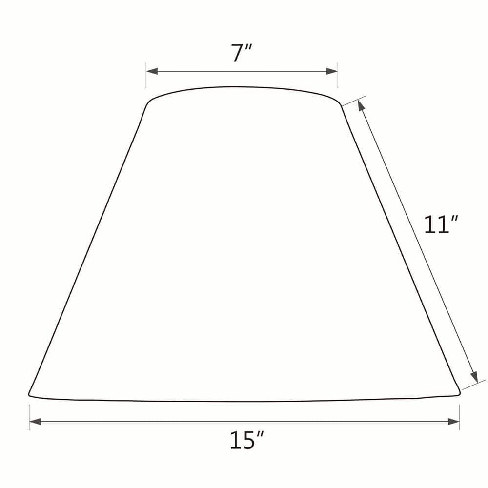 Highland Dunes 8'' H x 8'' W Linen Drum Lamp Shade