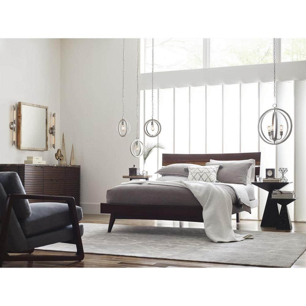 Progress Lighting Conestee 6-Light Pendant, Steel, Galvanized, Armillary-Style Frame, Ideal for Rustic Farmhouse or Urban Industrial Homes
