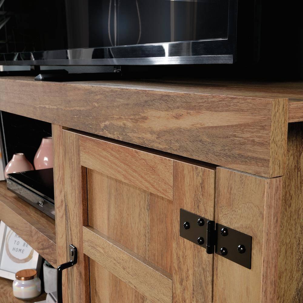 Sauder Select TV Stand/ Credenza for TV's up to 70", Sindoori Mango Finish
