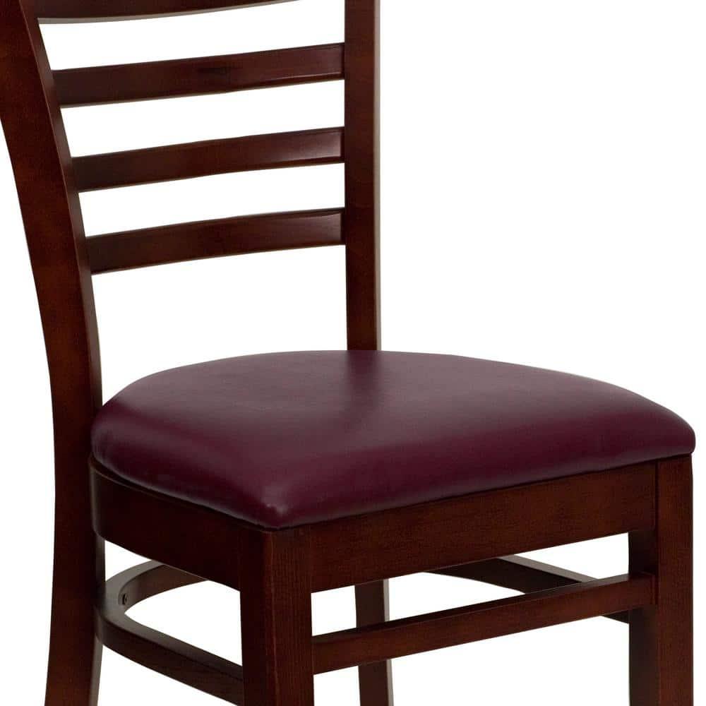Red Barrel Studio® Ladder Back Wooden Restaurant Chair