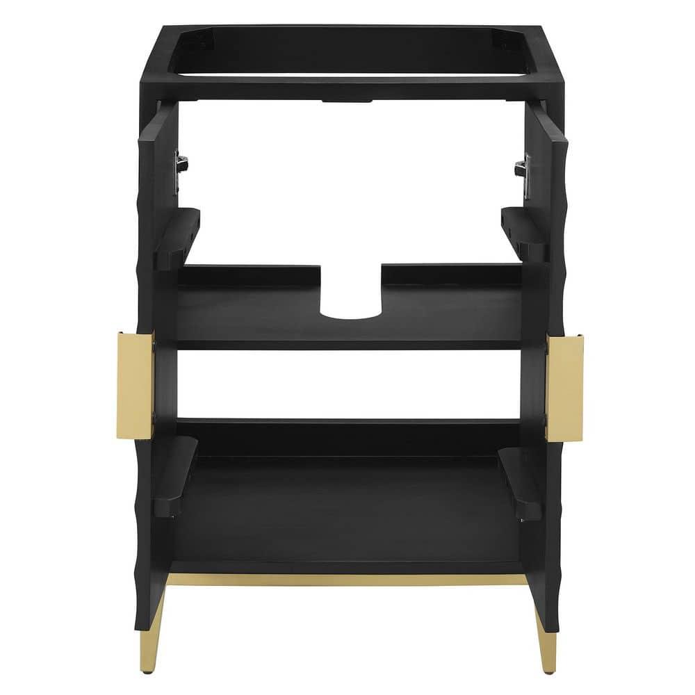 Modway Beau 24" Bathroom Vanity Cabinet (Sink Basin Not Included) In Black