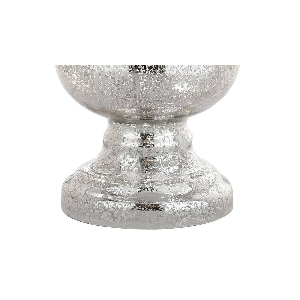 JONATHAN Y JYL1061D-SET2 Genie 28.5" Glass LED Table Lamp, Contemporary, Transitional for living room, dinning room, bedroom, office Bulb Included, Mercury Silver (Set of 2)