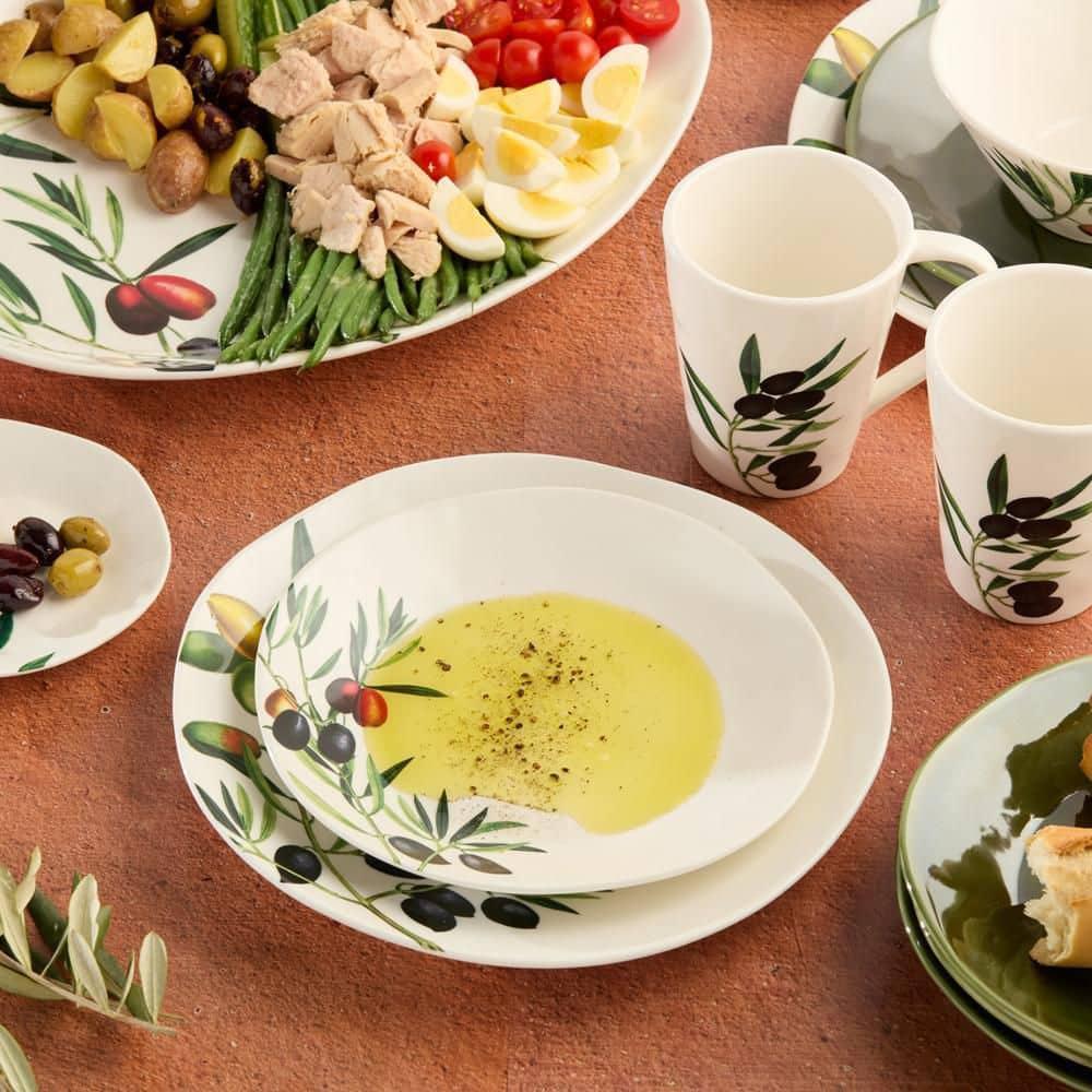 Certified International Olivia Set of 4 Salad Plate 9in