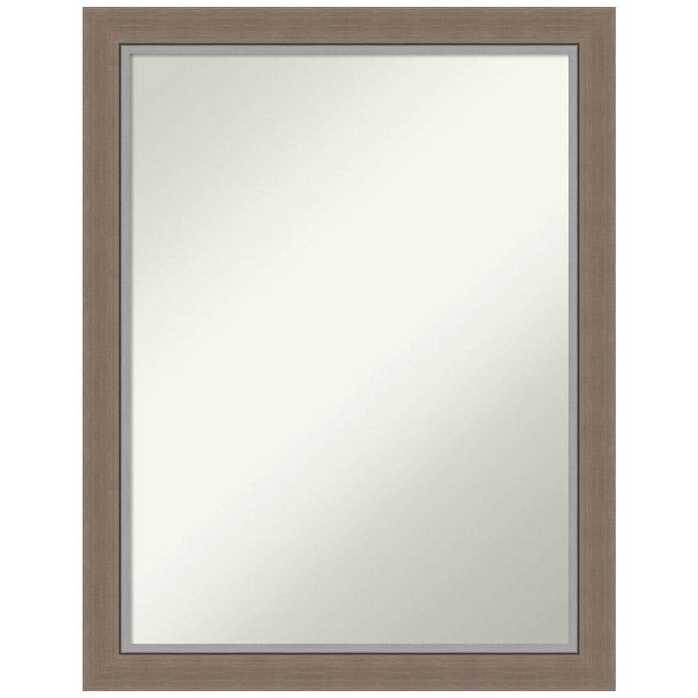 21"x27" Eva Narrow Wall Mirror for Bathroom, Modern Style - Amanti Art: Includes Mounting Hardware