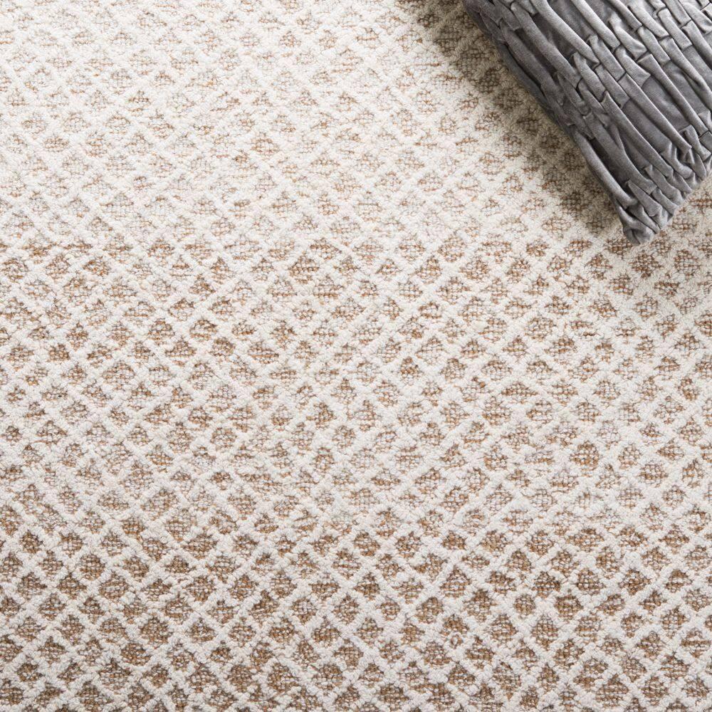 Micro-Loop MLP353 Hand Tufted Indoor Area Rug - Beige/Ivory - 5'x5' - Safavieh