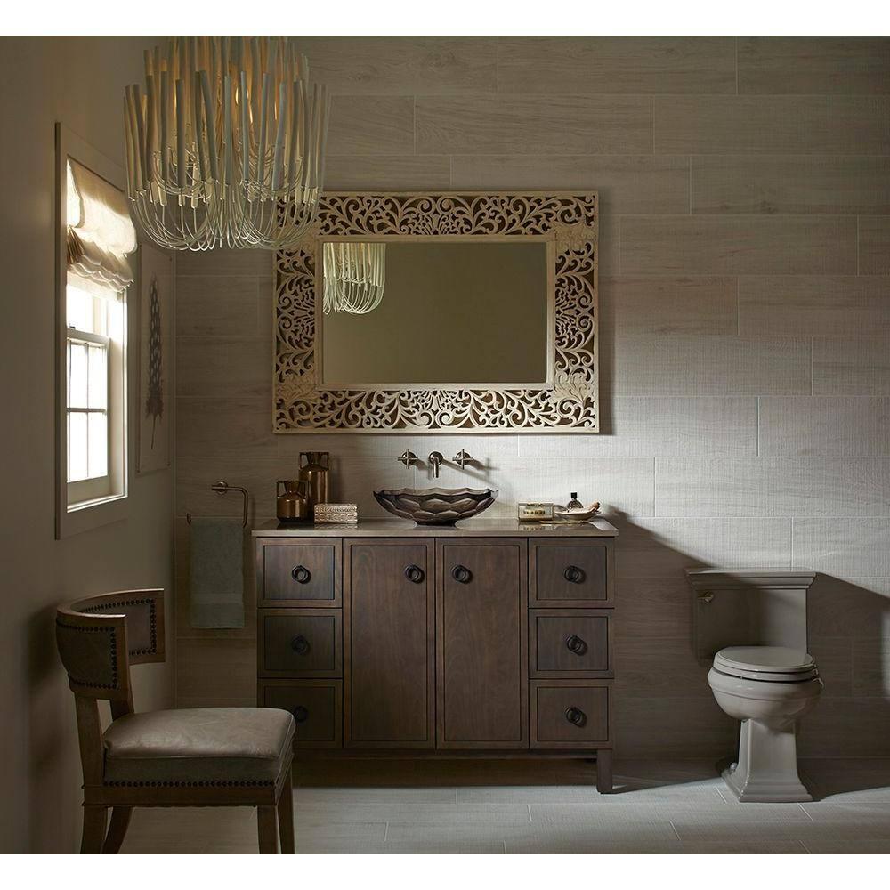 Kohler Briolette, Artist Editions Oval Faceted Glass Bathroom Vessel Sink