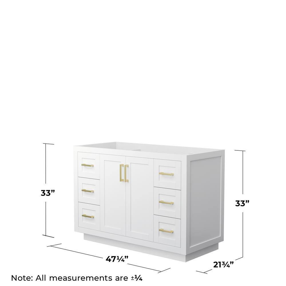 Wyndham Collection Miranda 47.25" Freestanding Single Bathroom Vanity Base Only
