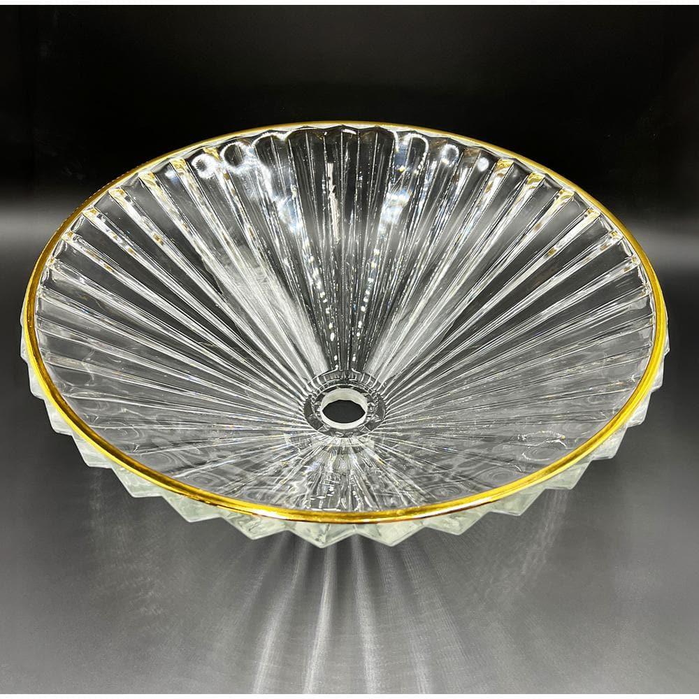 20" Diamond Brilliance Glass Vessel Sink