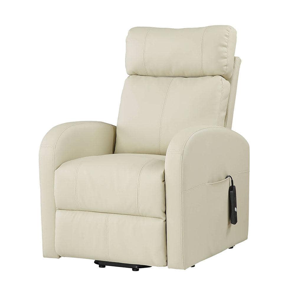Ricardo 28.4" Wide Faux Leather Power Lift Assist Standard Recliner
