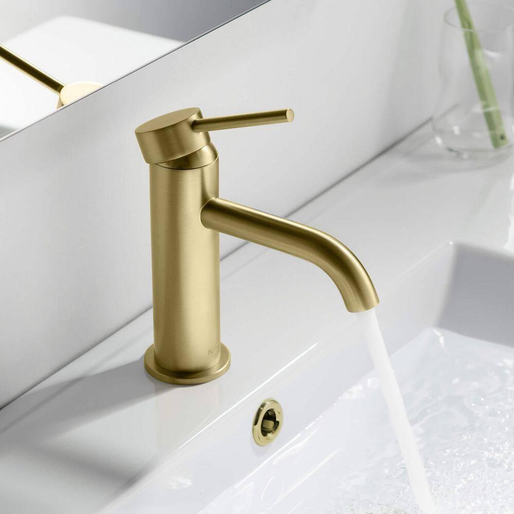 Circular Single-Hole Single-handle Bathroom Faucet