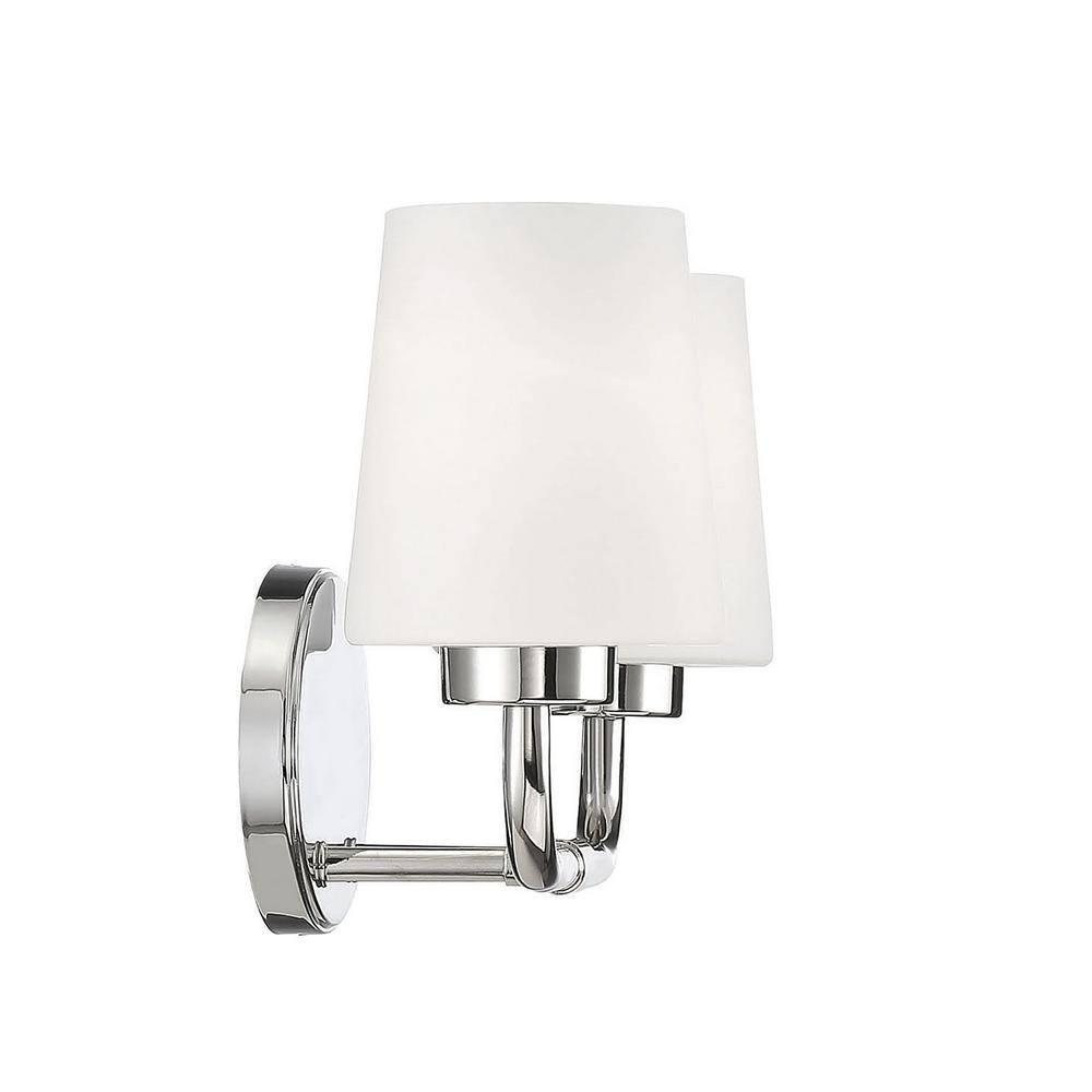 Savoy House Capra 2 - Light Vanity in  Polished Nickel