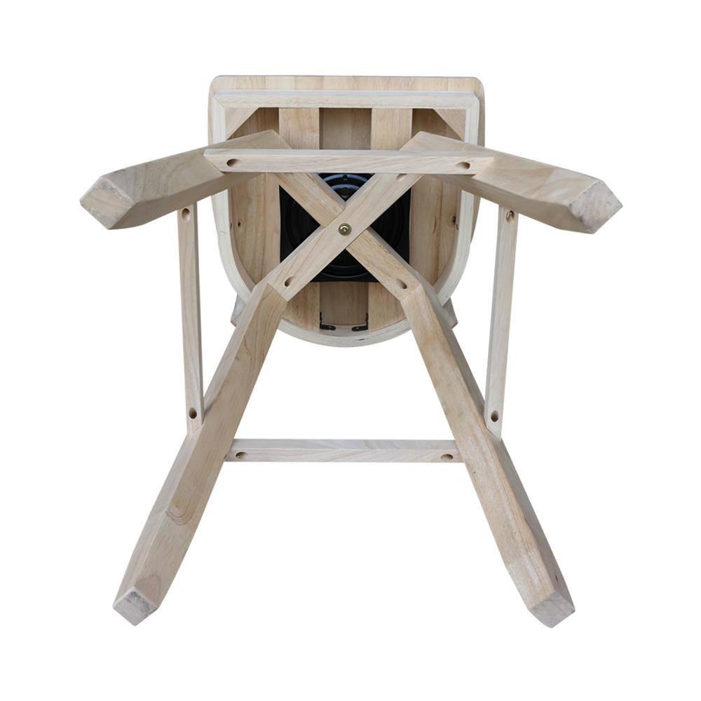 Emily Stool with Swivel Seat - Unfinished
